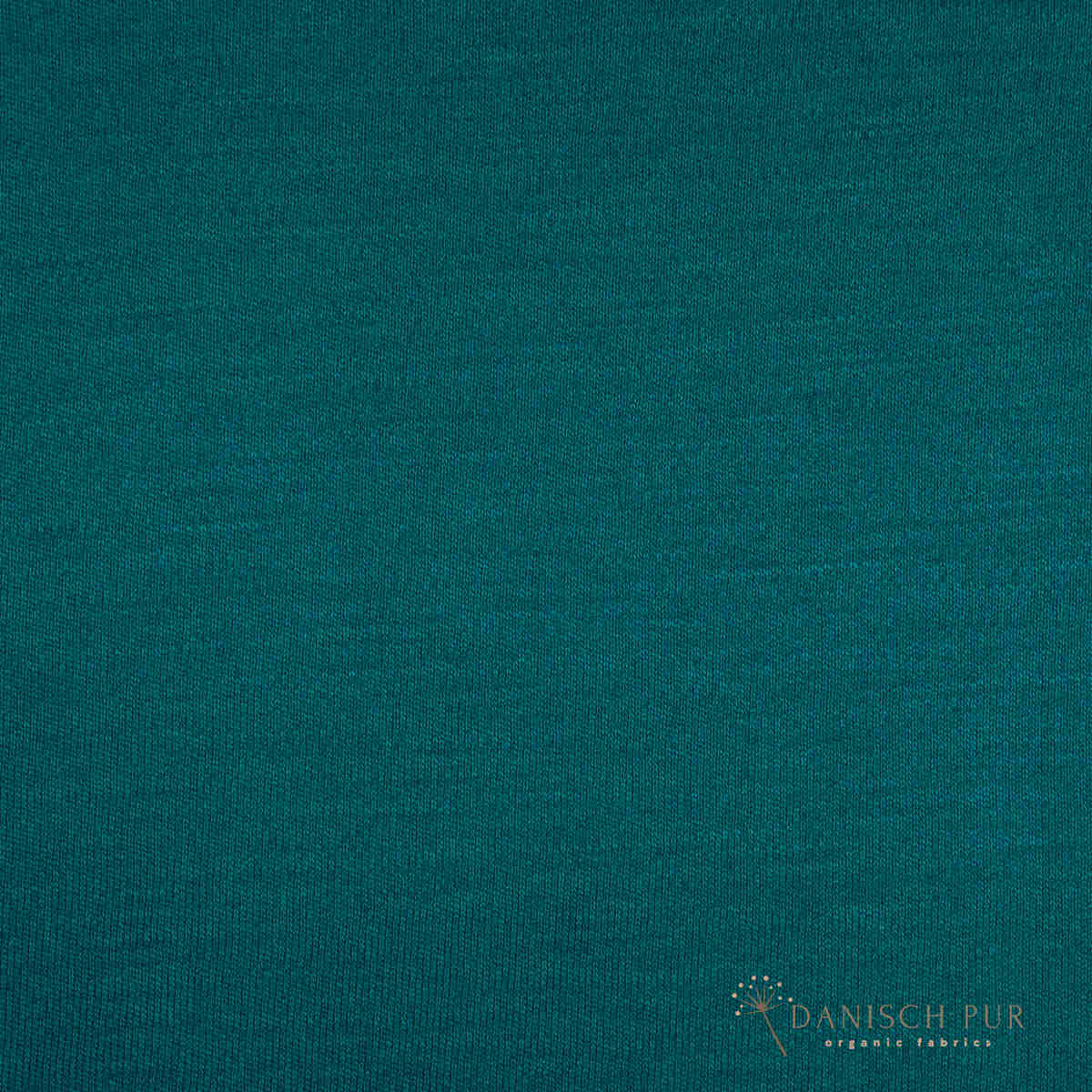 Bio Wolljersey Carmen-Petrol (100% Schurwolle, Merino, kbt, mulesingfrei)