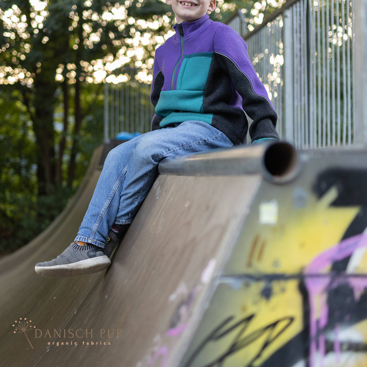 Bio Schurwollwalk Anthrazit meliert - (kbt, 100% Schurwolle)