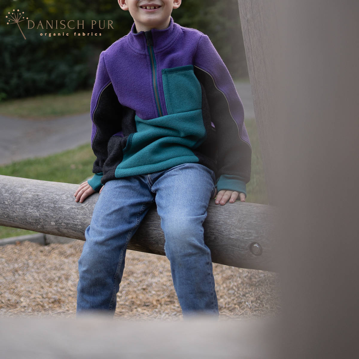 Bio Schurwollwalk Anthrazit meliert - (kbt, 100% Schurwolle)