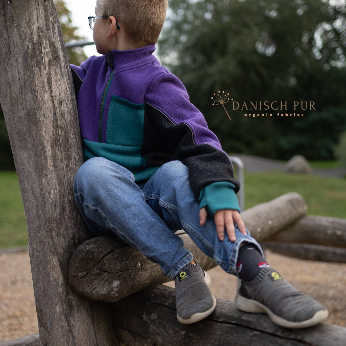 Bio Schurwollwalk Anthrazit meliert - (kbt, 100% Schurwolle)