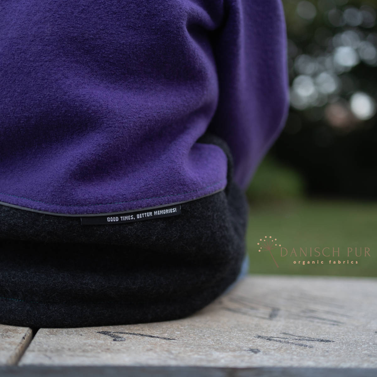 Bio Schurwollwalk Anthrazit meliert - (kbt, 100% Schurwolle)