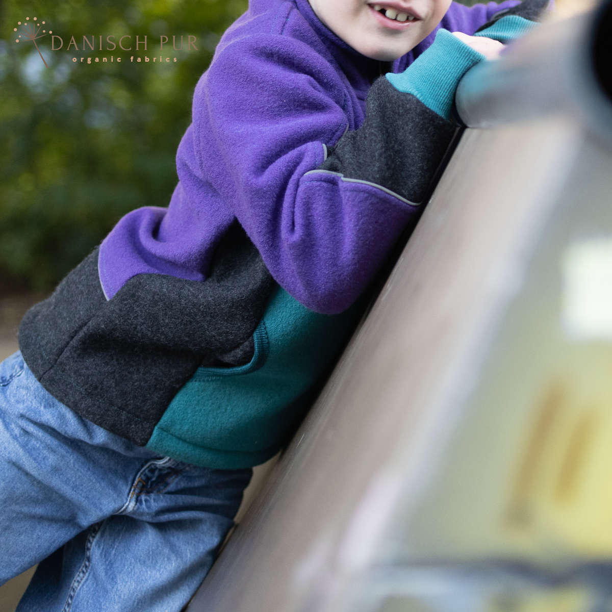 Bio Schurwollwalk Anthrazit meliert - (kbt, 100% Schurwolle)