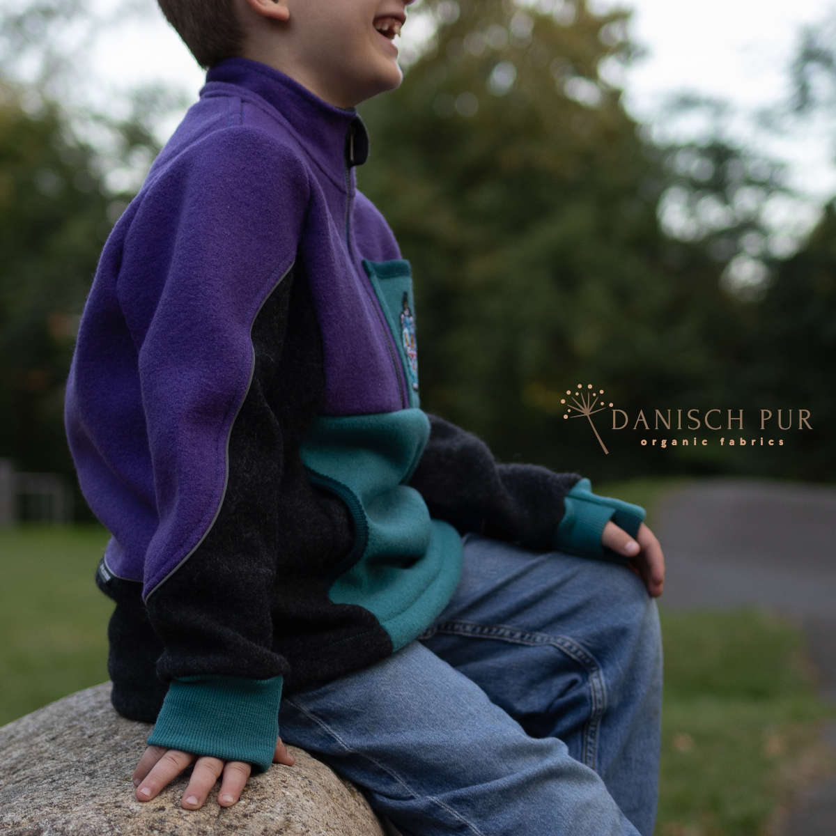 Bio Schurwollwalk Anthrazit meliert - (kbt, 100% Schurwolle)