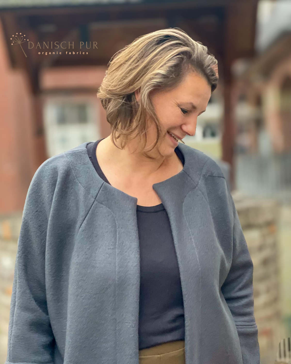 Kuschelwalk Graphit- Bio Wollwalk als Merinowalk (kbt, mulesingfrei)