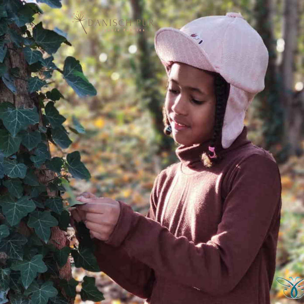 Bio Wolle-Hanf (kbt, mulesingfreit-kba) rosa melierter Kuschel-Fischgrat