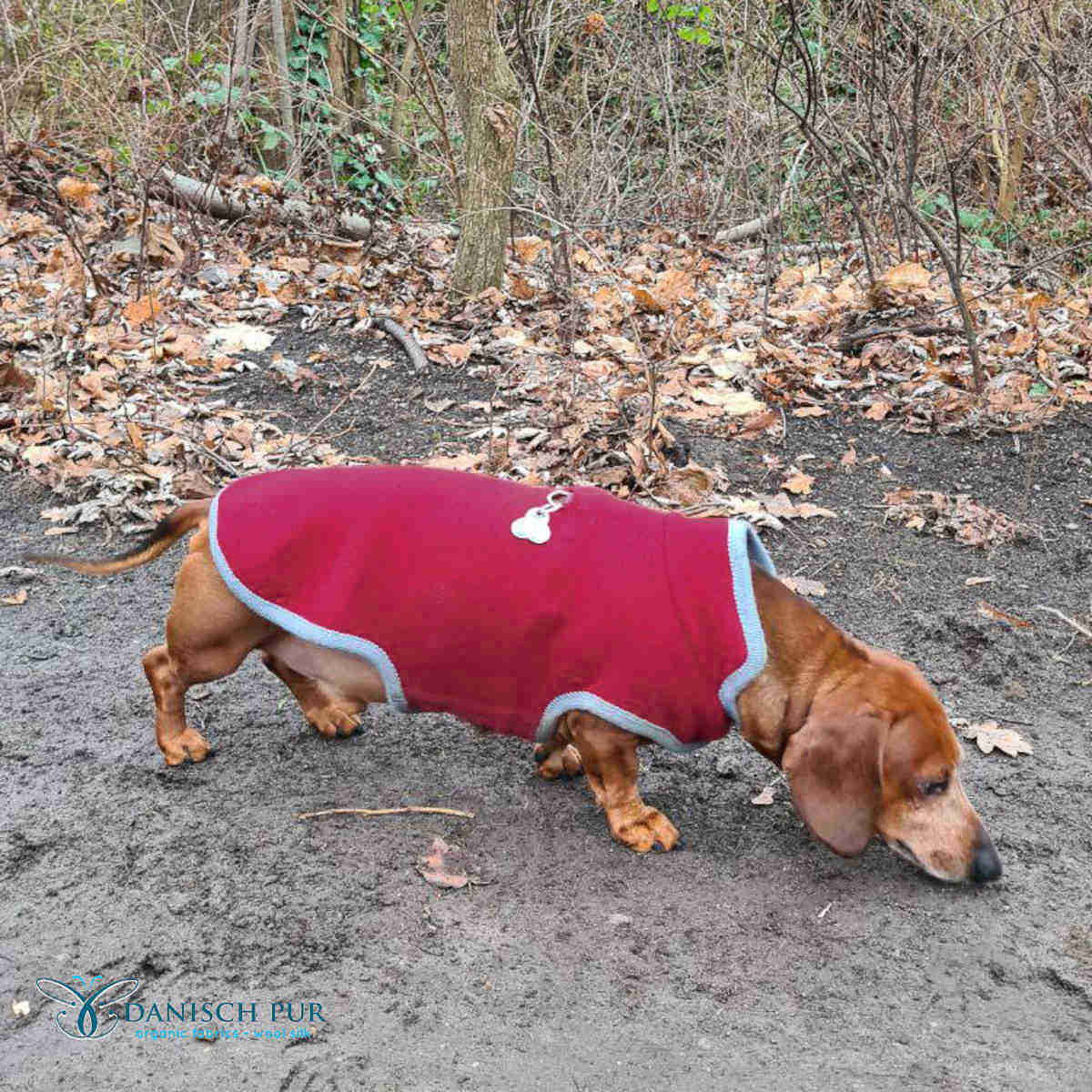 Kuschelwalk in Kirschrot - Bio Wollwalk als Merinowalk (kbt, mulesingfrei)