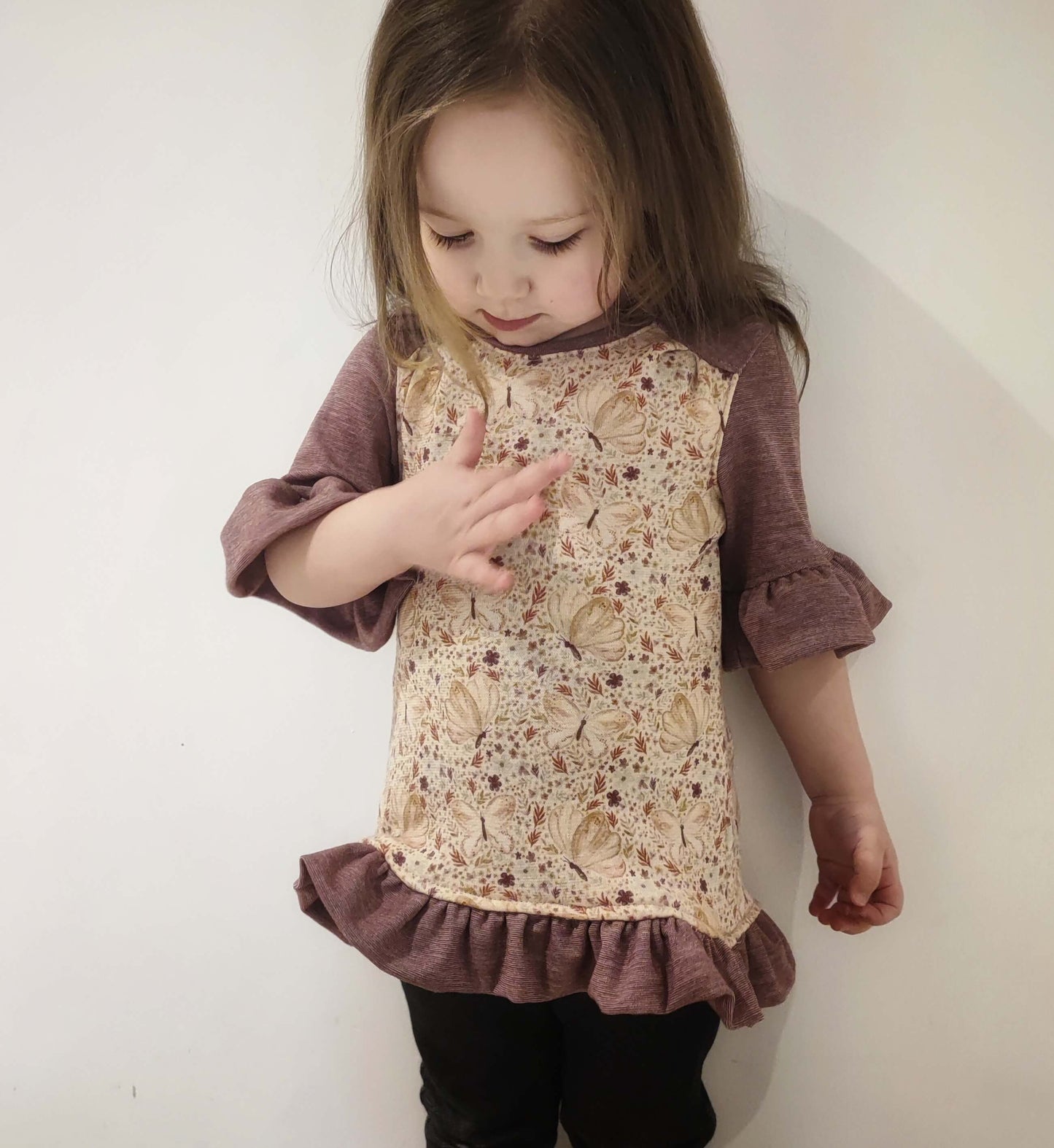 Schnittmuster "Miss Mini" Pullover für Wolljersey und Wollfrottee, 98-140 von t-design, inkl Beamer Datei