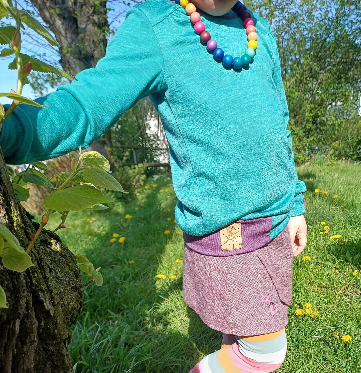 Schnittmuster "Miss Mini" Pullover für Wolljersey und Wollfrottee, 98-140 von t-design, inkl Beamer Datei