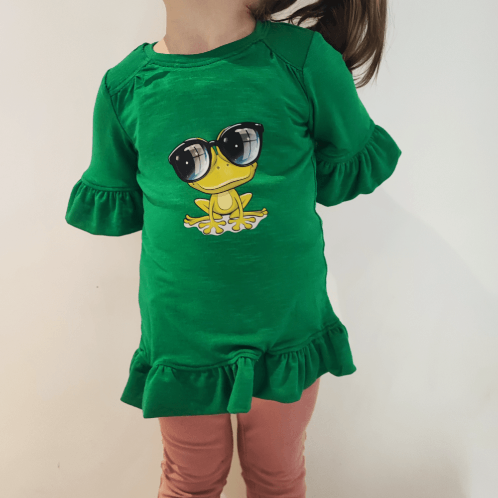 Schnittmuster "Miss Mini" T-Shirt für Wolle Seide, 98-140 von t-design, inkl Beamer Datei