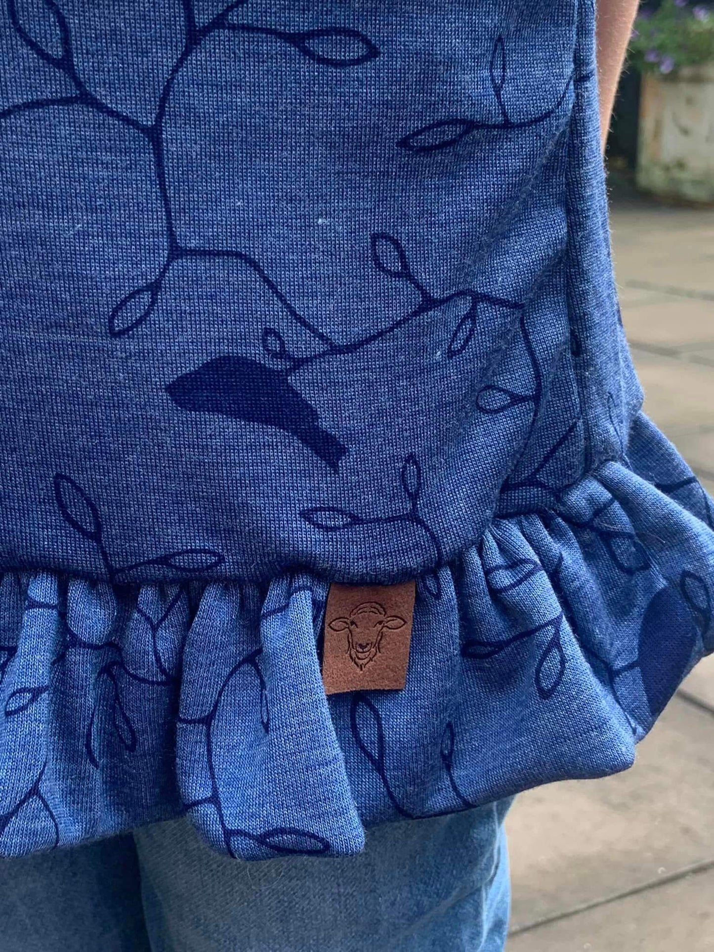 Schnittmuster "Miss Mini" T-Shirt für Wolle Seide, 98-140 von t-design, inkl Beamer Datei
