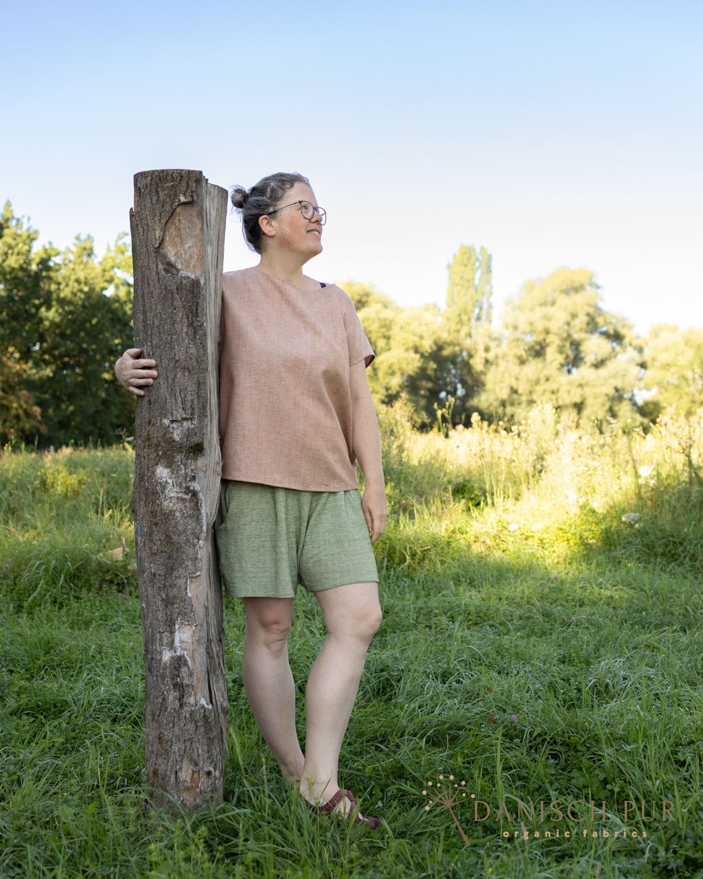 Bio Wolle-Hanf (kbt, mulesingfreit-kba) grün melierter Kuschel-Fischgrat