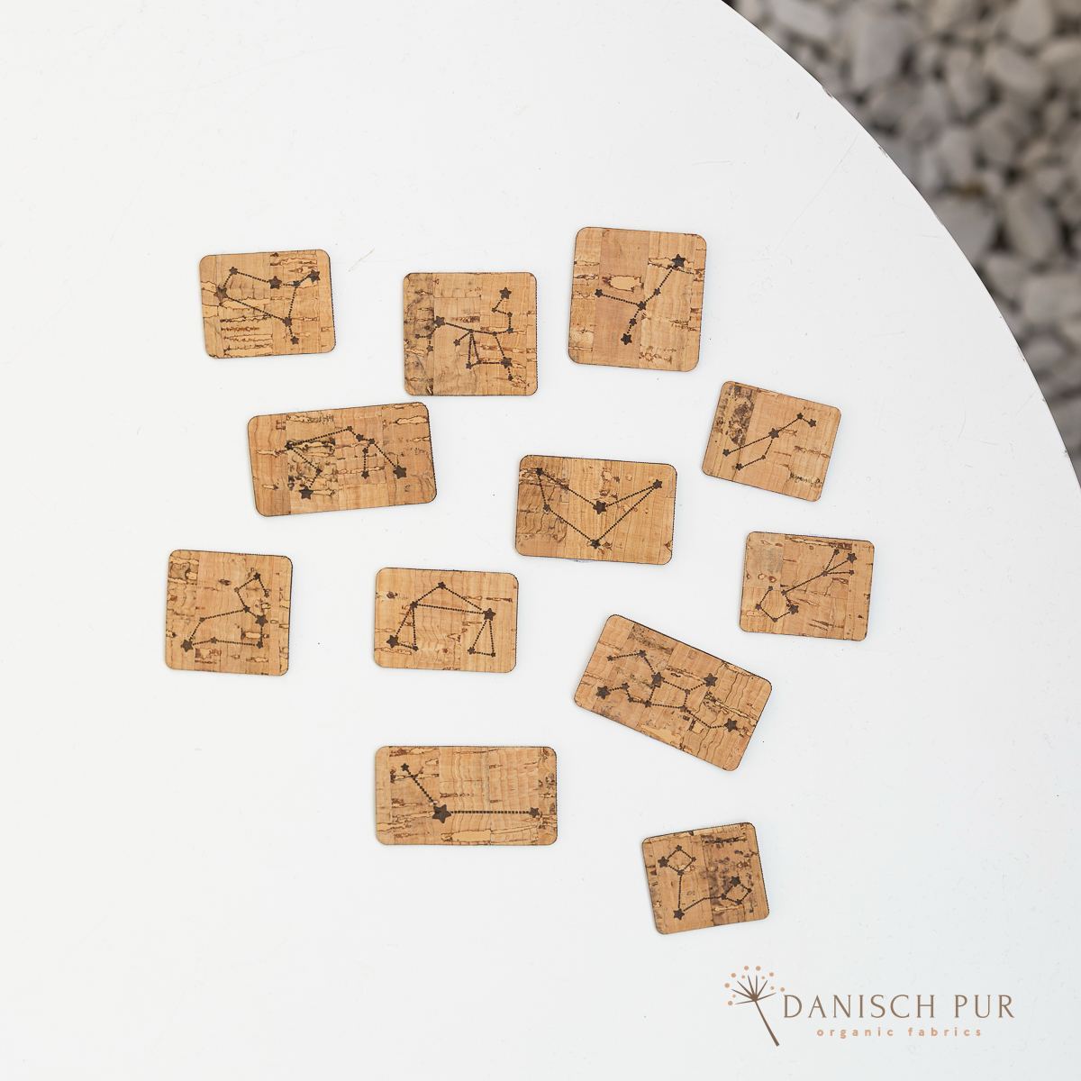 Korkpatch- Korklabel Sternzeichen