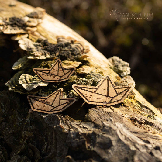 Cork patch - cork label "Kite sewing made easy"