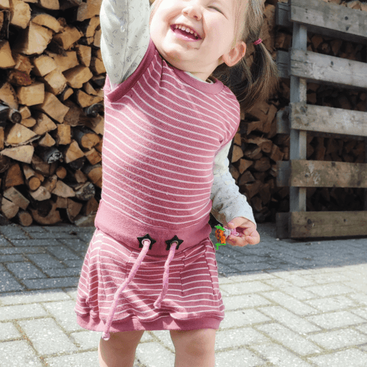 Schnittmuster "Summer Love" Kinder  Kleid, 104-140 von t-design, inkl Beamer Datei