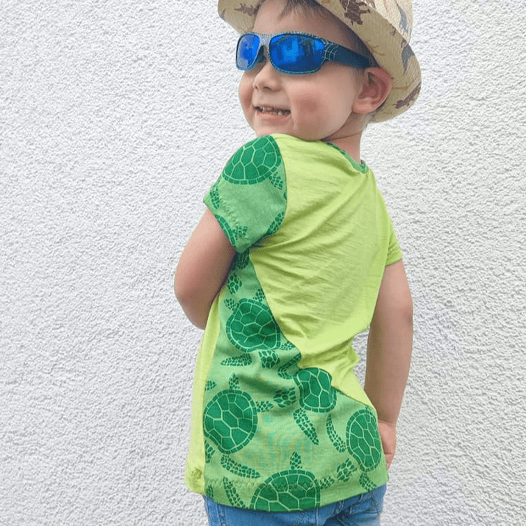 Schnittmuster "Summer Sheep" TShirt, 80-152 von t-design, inkl Beamer Datei