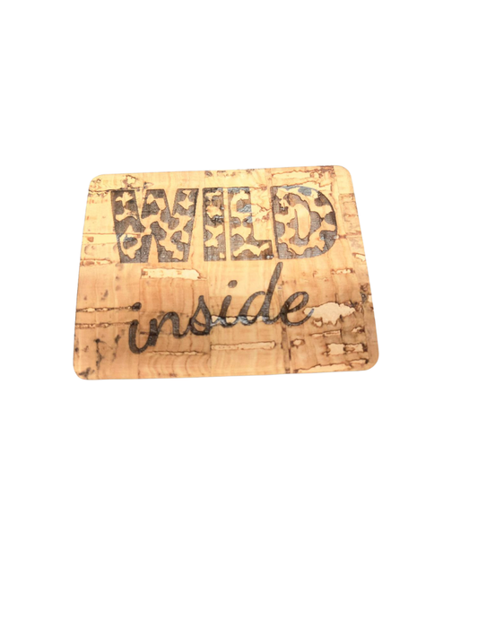 Cork patch - cork label "Kite sewing made easy"